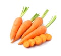 Carrots vegetables isolated