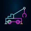 Carry crane nolan icon. Simple thin line, outline vector of consruction machinery icons for ui and ux, website or mobile