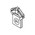 carrying aluminium production in plant isometric icon vector illustration