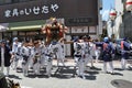 Carrying a divine palanquin