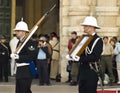 Carrying the George Cross