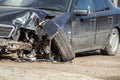 Cars accident on a road