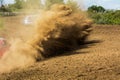 Cars on the autocross. Royalty Free Stock Photo