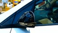 Cars broken looking mirror object photograph