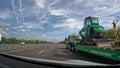 Cars driving on a Interstate Highway 528 in Orlando, Florida