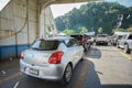 Cars on ferry boat to Koh Chang, Trad, Thailand