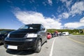 Cars at ferry crossing