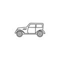 cars of the forties icon. Element of generation icon for mobile concept and web apps. Thin line icon for website design and devel