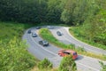 Mountain hairpin turn, Montenegro