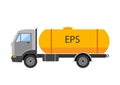 Cars with a large barrel. Autotruck Tipping lorry Tripper truck icon isolated Tipping lorry. Autotruck isolated.Bu Royalty Free Stock Photo