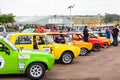 Cars line up before a race on zwartkops