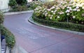 Cars maneuvering down the Lombard Street, Crooked Street, Francisco