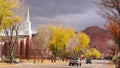 Fall Color Main Street Church Steeple Kanab Utah