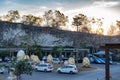 Cars parked at GWK Garuda Wisnu Kencana Royalty Free Stock Photo