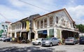 Cars parking at Old Town in Penang, Malaysia