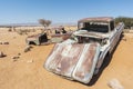 Cars remains in desert Royalty Free Stock Photo