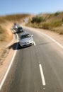 Cars on the road Royalty Free Stock Photo