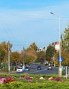 Traffic in Giurgiu city, Romania