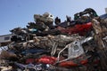 Cars for scrap Royalty Free Stock Photo