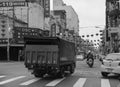 Cars on street in Taitung, Taiwan Royalty Free Stock Photo