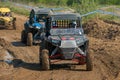 Cars on the track, class Side-by-Side Royalty Free Stock Photo