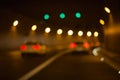 Lights in a tunnel Royalty Free Stock Photo