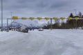 Cars waiting for ferry crossing Royalty Free Stock Photo