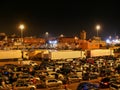 Cars waiting for ferry in Livorno (Leghorn) harbour