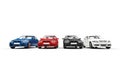 Cars on white background