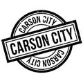 Carson City rubber stamp