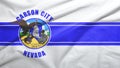 Carson of Nevada of United States flag background