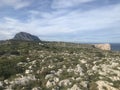 Carst landscape at el tornillo del Torcal, andalucia