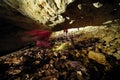 Cioclovina Cave in the Carstic Ponorici - Cioclovina Complex Royalty Free Stock Photo