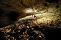 Cioclovina Cave in the Carstic Ponorici - Cioclovina Complex Royalty Free Stock Photo