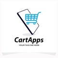 Cart Apps Shop Logo Template Design Template