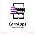 Cart Apps Shop Logo Template Design Template