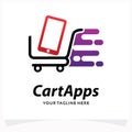 Cart Apps Shop Logo Template Design Template