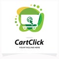 Cart Click Logo Template Design Template