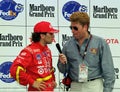 Cart Driver Alex Zanardi with Ed Berliner