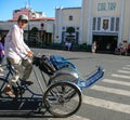 Cart driver in ho chi minh city,vietnam