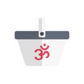 Cart flat color icon Royalty Free Stock Photo