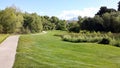 Cart Path and Fairway On Legends Golf Course, Southern California Royalty Free Stock Photo