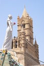 Cart of santa rosalia in the Cathedral of Palermo Royalty Free Stock Photo