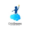 Cloud Dreams logo designs, Kids Dream logo