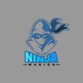 Japan Ninjas sport Logo concept. Face ninja