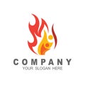 People fire logo , family logo and fire