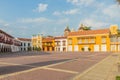 A typical view in cartagena in Colombia.