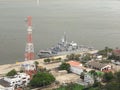 Cartagena Colombia Naval Base ship Royalty Free Stock Photo