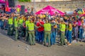 CARTAGENA, COLOMBIA - NOVEMBER 07, 2019: Unidentified spectators at the independece day parade on the streets of