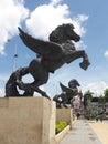 Cartagena Colombia Pegasus statues